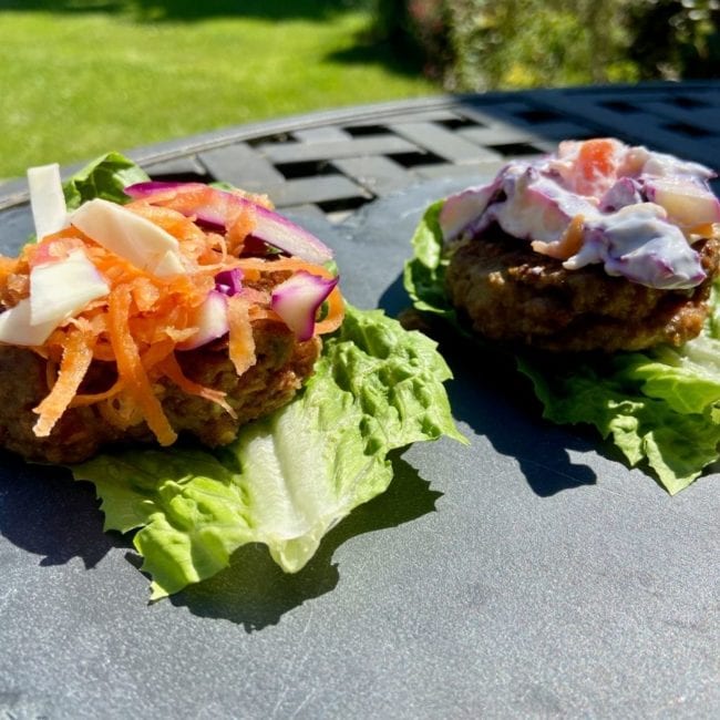 beef burgers for dogs