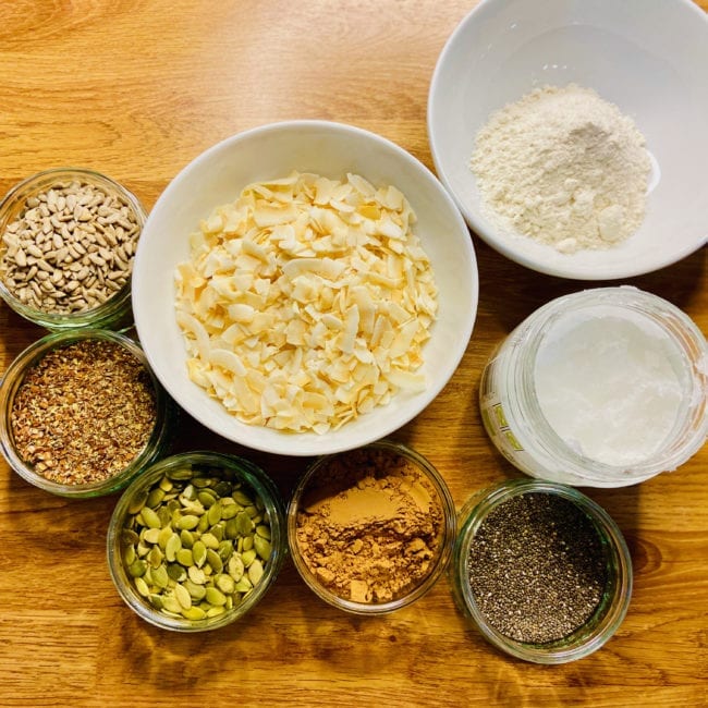 seeded bounty bar ingredients