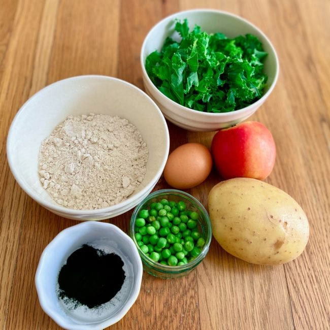 veggie pancakes for dogs ingredients