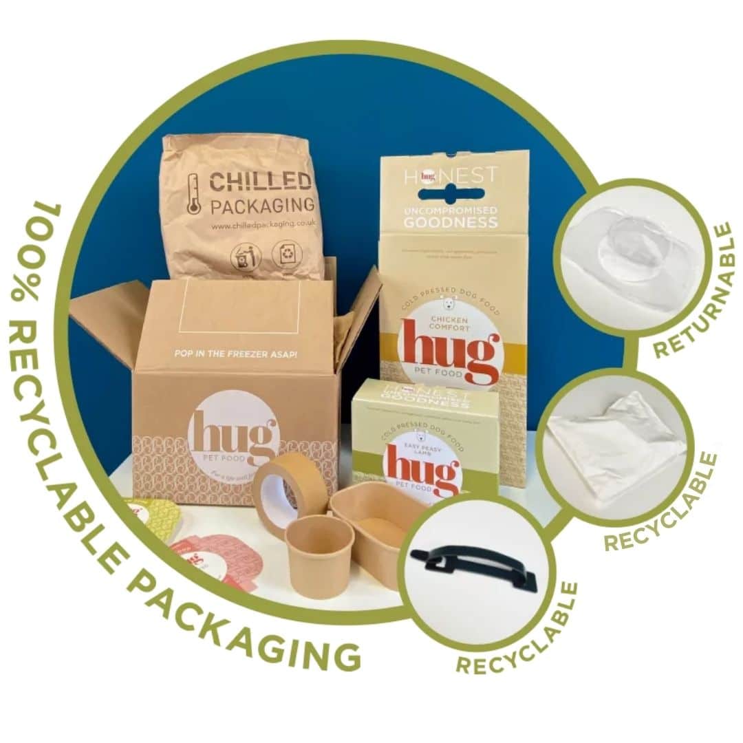 Hug's packaging information
