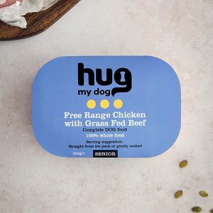 SENIOR DOG CHICKEN AND BEEF HUG PET FOOD